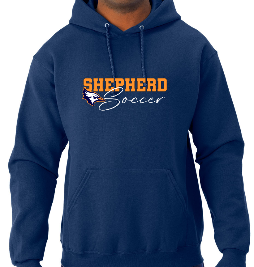 Shepherd Girls Soccer - Youth Hooded Sweatshirt - Jerzees NuBlend