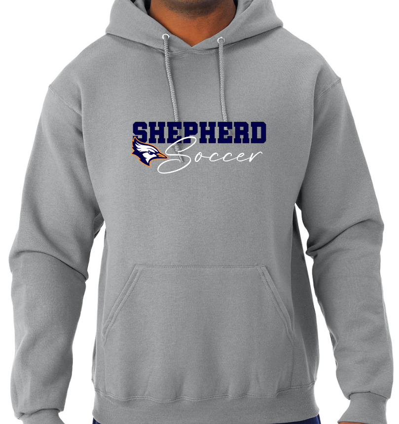 Shepherd Girls Soccer - Youth Hooded Sweatshirt - Jerzees NuBlend