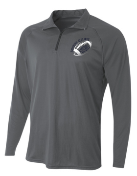 Shepherd Football Gear - 2024 -  Mens Quarter Zip Long-Sleeve Tee - A4 1/4 Zip - 4oz
