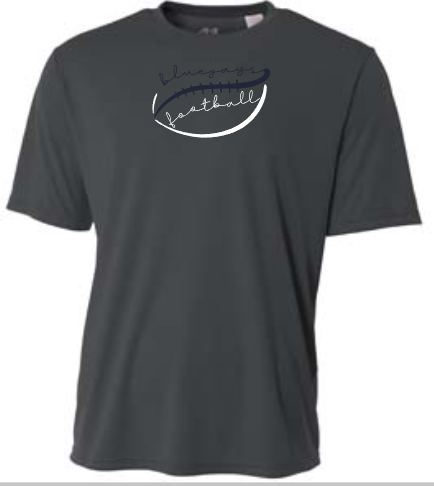 Shepherd Football Gear - 2026 -  Adult Performance Tee - A4 Cooling Performance Crew Tee - 4oz