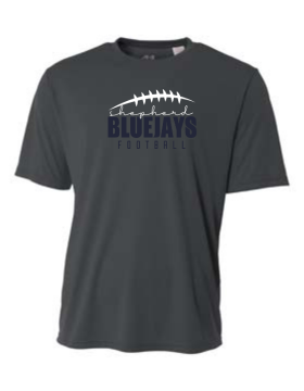 Shepherd Football Gear - 2024 -  Adult Performance Tee - A4 Cooling Performance Crew Tee - 4oz