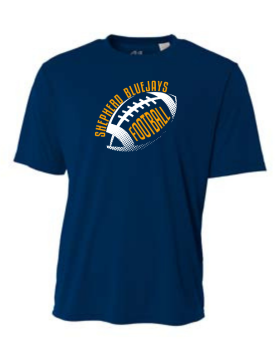 Shepherd Football Gear - 2024 -  Adult Performance Tee - A4 Cooling Performance Crew Tee - 4oz