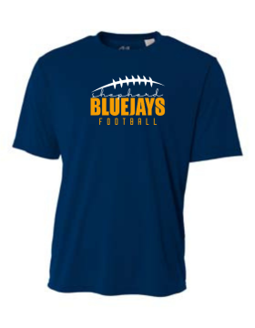 Shepherd Football Gear - 2024 -  Youth Performance Tee - A4 Youth Cooling Performance Crew Tee - 4oz
