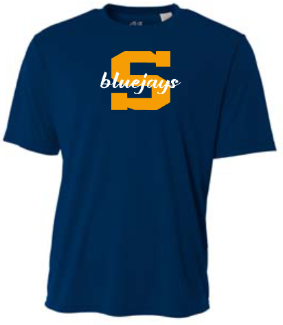 Shepherd Football Spirit Gear - 2026 - Youth Performance Tee - A4 Youth Cooling Performance Crew Tee - 4oz