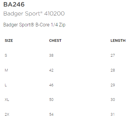 Shepherd Soccer - Adult 1/4 Zip- Badger Sport B-Core 1/4 Zip