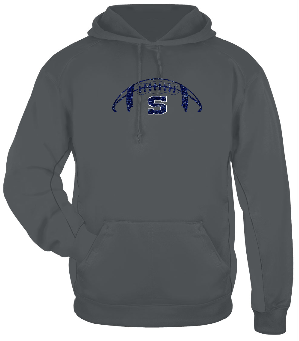 Shepherd Football Gear - 2026 -  Adult Poly Hooded Sweatshirt - Badger Sport Performance Fleece Hood