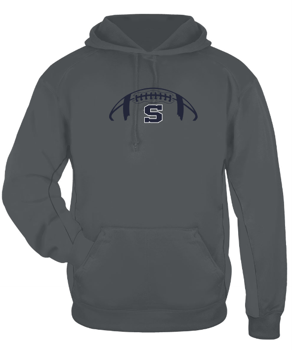 Shepherd Football Gear - 2026 -  Adult Poly Hooded Sweatshirt - Badger Sport Performance Fleece Hood