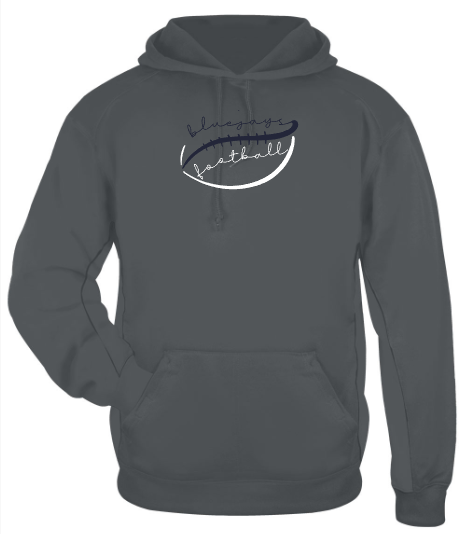 Shepherd Football Gear - 2026 -  Adult Poly Hooded Sweatshirt - Badger Sport Performance Fleece Hood