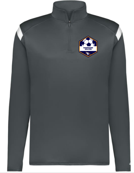Shepherd Soccer - Adult 1/4 Zip Pullover- Badger Sport On The Rise 1/4 Zip Pullover