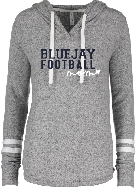 Shepherd Football Family Gear - 2022 - Ladies Lightweight Pullover Hoodie - Enza Ladies Hacci Pullover Hoodie - 5.4oz