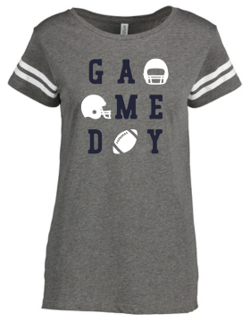 Shepherd Football Spirit Gear - 2024 - Ladies Tee - Enza Ladies Jersey Football Tee - 4.5oz