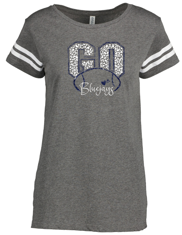 Shepherd Football Gear - 2025 -  Ladies Tee - Enza Ladies Jersey Football Tee - 4.5oz
