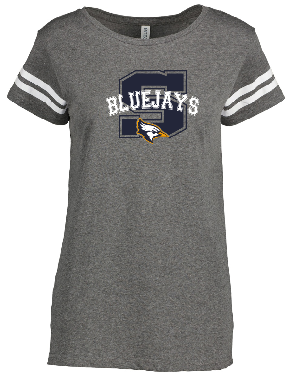 Shepherd Football Spirit Gear - 2025 - Ladies Tee - Enza Ladies Jersey Football Tee - 4.5oz