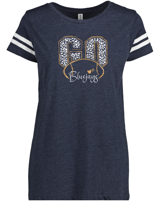 Shepherd Football Gear - 2025 -  Ladies Tee - Enza Ladies Jersey Football Tee - 4.5oz