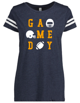 Shepherd Football Spirit Gear - 2024 - Ladies Tee - Enza Ladies Jersey Football Tee - 4.5oz