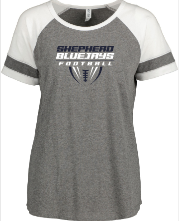 Shepherd Football Gear - 2026 -  Ladies Tee - Enza Ladies Jersey Football Tee - 4.5oz