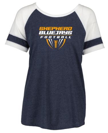 Shepherd Football Gear - 2026 -  Ladies Tee - Enza Ladies Jersey Football Tee - 4.5oz