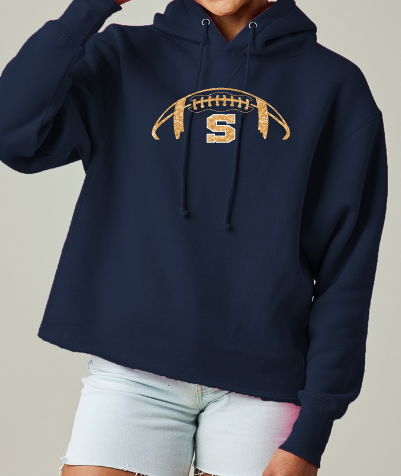 Shepherd Football Gear - 2025 -  Ladies Hooded Sweatshirt - Enza Ladies Heavyweight Boxy Pullover Hood
