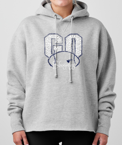 Shepherd Football Gear - 2025 -  Ladies Hooded Sweatshirt - Enza Ladies Heavyweight Boxy Pullover Hood