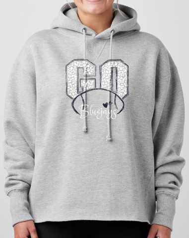 Shepherd Football Gear - 2025 -  Ladies Hooded Sweatshirt - Enza Ladies Heavyweight Boxy Pullover Hood