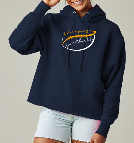 Shepherd Football Gear - 2026 -  Ladies Hooded Sweatshirt - Enza Ladies Heavyweight Boxy Pullover Hood