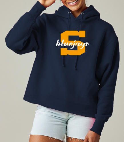 Shepherd Football Spirit Gear STANDARD - 2026 -  Ladies Hooded Sweatshirt - Enza Ladies Heavyweight Boxy Pullover Hood