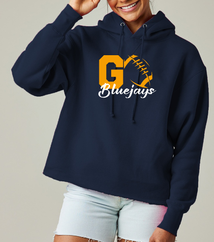 Shepherd Football Spirit Gear STANDARD - 2026 -  Ladies Hooded Sweatshirt - Enza Ladies Heavyweight Boxy Pullover Hood