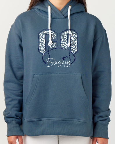 Shepherd Football Gear - 2025 -  Ladies Hooded Sweatshirt - Enza Ladies Pullover Hood - 9oz