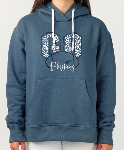 Shepherd Football Gear - 2025 -  Ladies Hooded Sweatshirt - Enza Ladies Pullover Hood - 9oz