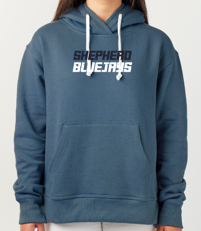 Shepherd Football Spirit Gear - 2026 - Ladies Hooded Sweatshirt - Enza Ladies Pullover Hood - 9oz