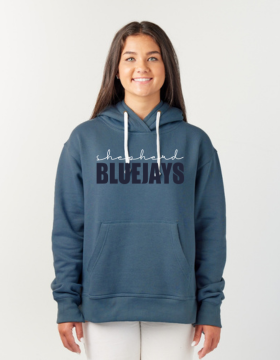 Shepherd Football Spirit Gear - 2024 - Ladies Hooded Sweatshirt - Enza Ladies Pullover Hood - 9oz
