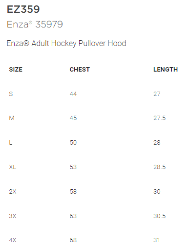 Shepherd Football Spirit Gear - 2026 - Adult Hoodie - Enza Adult Pullover Hockey Hood - 11oz