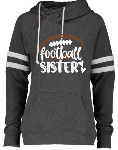 Shepherd Football Family Gear - 2020 - Ladies Hoodie - Ladies Varsity Double Hood Pullover