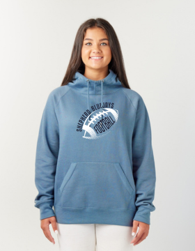 Shepherd Football Gear - 2024 -  Ladies Hooded Sweatshirt - Enza Ladies Scuba Neck Pullover Hood - 9oz