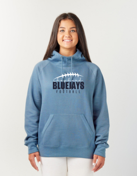 Shepherd Football Gear - 2024 -  Ladies Hooded Sweatshirt - Enza Ladies Scuba Neck Pullover Hood - 9oz