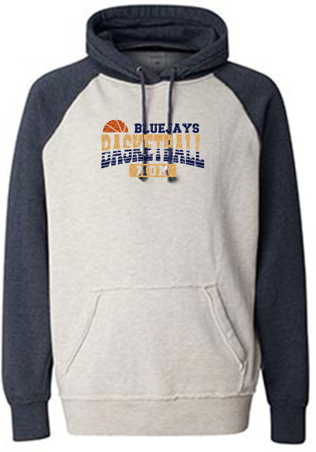 Shepherd Basketball Gear - 2024 - Adult Hoodie - J. America Vintage Heather Hood - 9.5oz