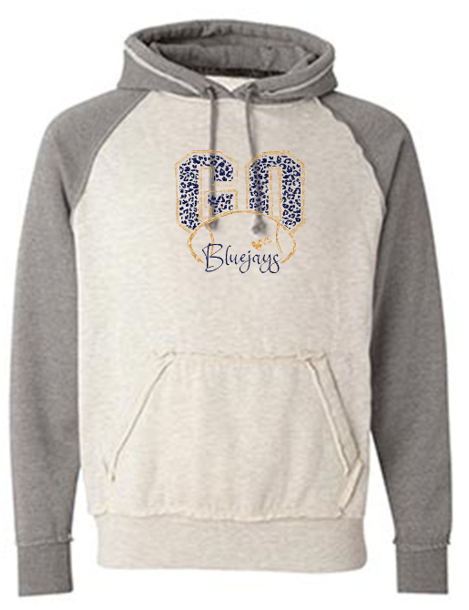 Shepherd Football Gear - 2025 - Adult Hoodie - J. America Vintage Heather Hood - 9.5oz