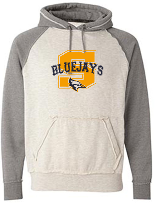 Shepherd Football Spirit Gear - 2025 - Adult Hoodie - J. America Vintage Heather Hood - 9.5oz