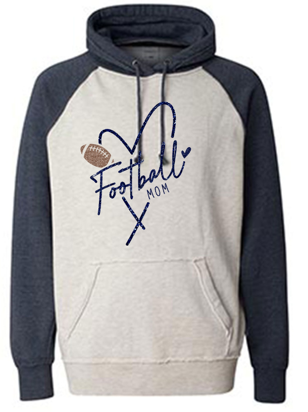 Shepherd Football Family Gear - 2023 - Adult Hoodie - J. America Vintage Heather Hood - 9.5oz