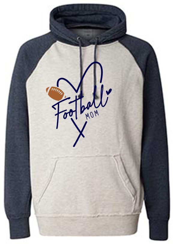 Shepherd Football Family Gear - 2023 - Adult Hoodie - J. America Vintage Heather Hood - 9.5oz