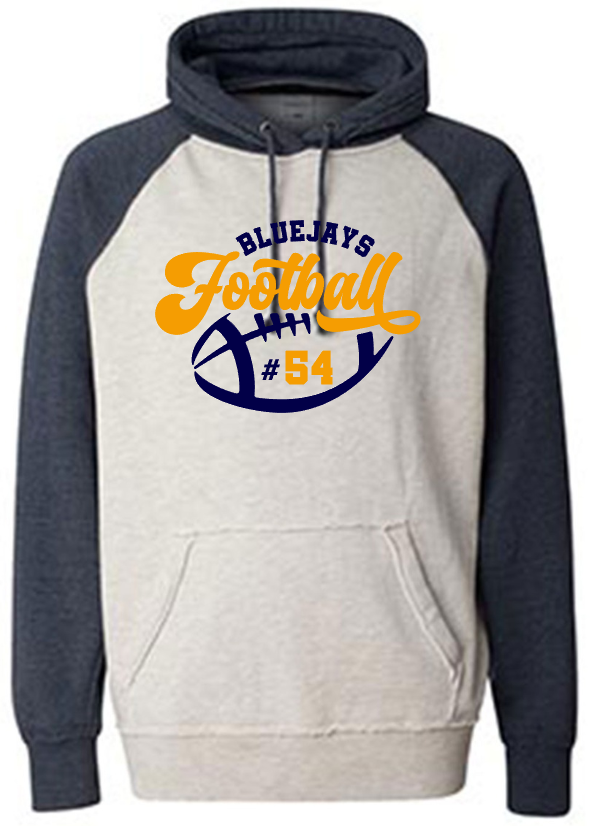 Shepherd Football Gear - 2023 - Adult Hoodie - J. America Vintage Heather Hood - 9.5oz
