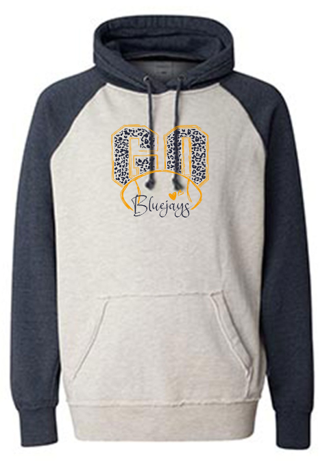 Shepherd Football Gear - 2025 - Adult Hoodie - J. America Vintage Heather Hood - 9.5oz