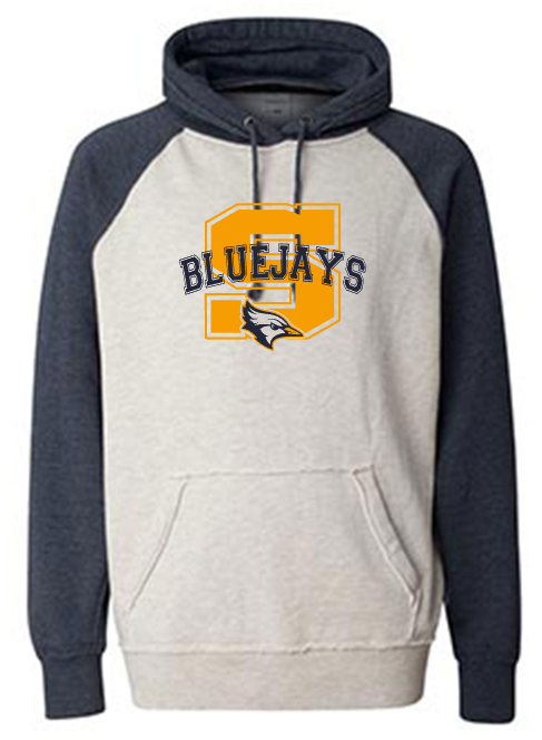 Shepherd Football Spirit Gear - 2025 - Adult Hoodie - J. America Vintage Heather Hood - 9.5oz