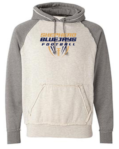 Shepherd Football Gear - 2026 - Adult Hoodie - J. America Vintage Heather Hood - 9.5oz