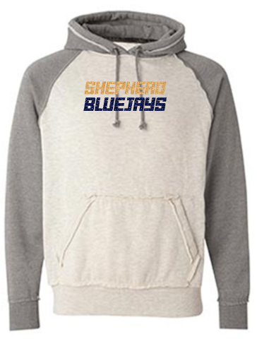 Shepherd Football Spirit Gear - 2026 - Adult Hoodie - J. America Vintage Heather Hood - 9.5oz