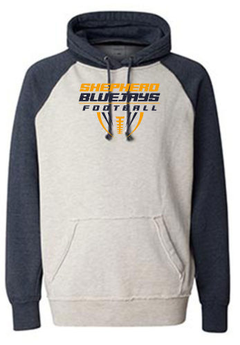 Shepherd Football Gear - 2026 - Adult Hoodie - J. America Vintage Heather Hood - 9.5oz