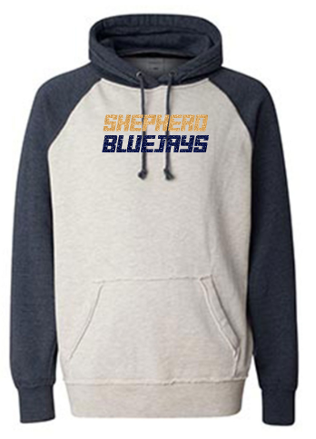 Shepherd Football Spirit Gear - 2026 - Adult Hoodie - J. America Vintage Heather Hood - 9.5oz