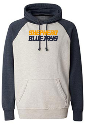 Shepherd Football Spirit Gear - 2026 - Adult Hoodie - J. America Vintage Heather Hood - 9.5oz