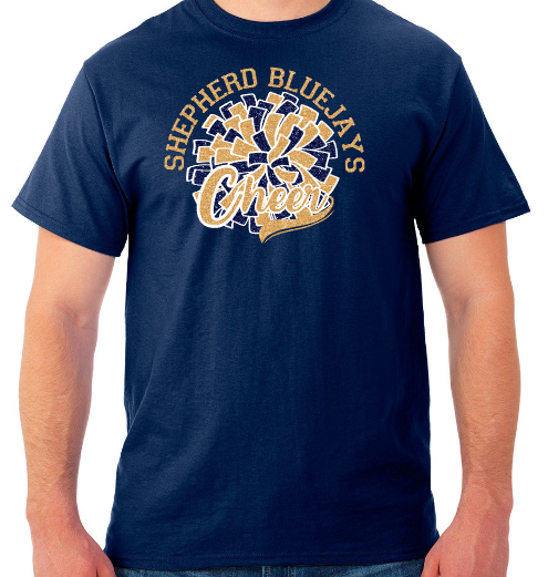 Shepherd Cheer Gear - 2026 -  Adult Unisex Tee - Jerzees Dri-Power Unisex T-Shirt - 5.4oz