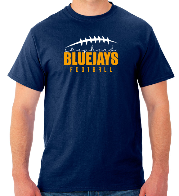 Shepherd Football Gear - 2024 -  Youth Unisex Tee - Jerzees Dri-Power Youth Unisex T-Shirt - 5.4oz